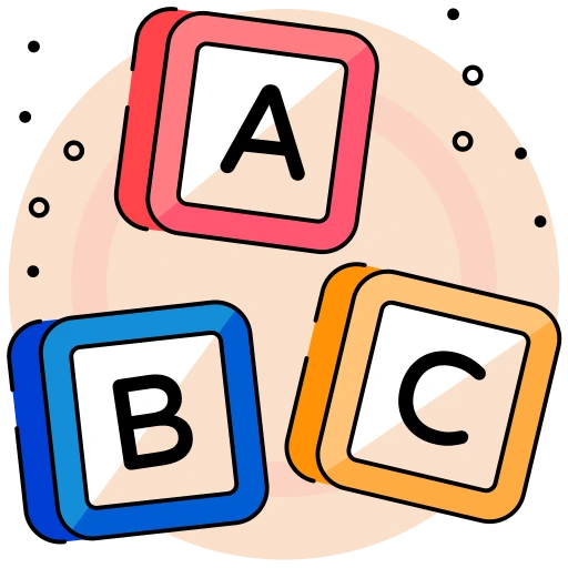 Preschool kids learning phonics